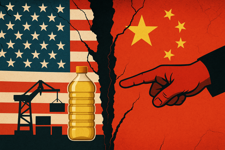 US-China trade tensions escalate as Trump threatens to halt cooking oil imports