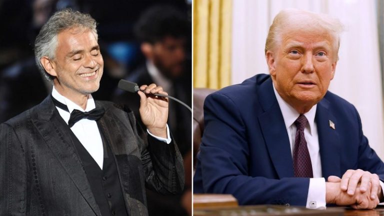 Andrea Bocelli gives Trump impromptu Oval Office performance during White House visit”