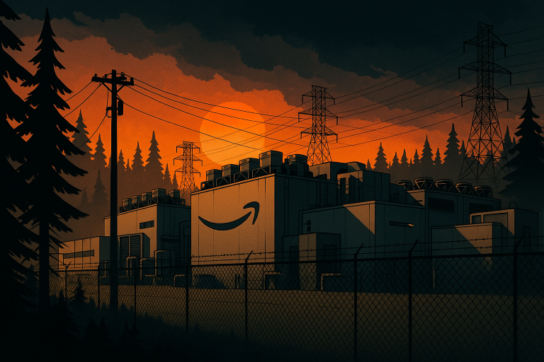 Amazon’s power struggle in Oregon reveals the dark side of America’s AI boom